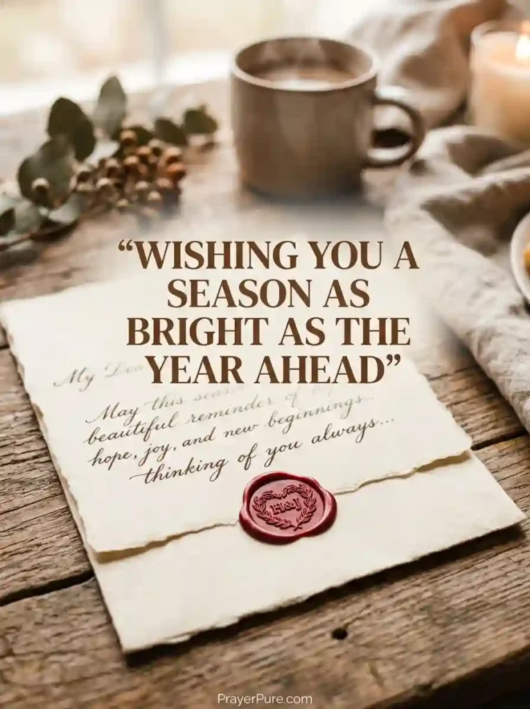 Christmas Letter Closings