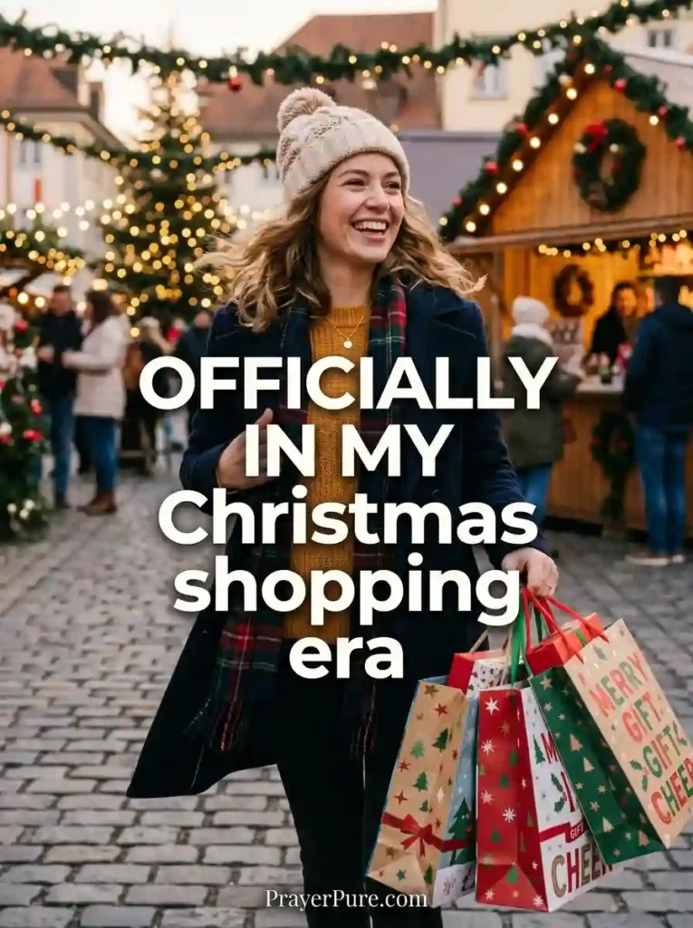 Christmas Shopping Captions for Instagram