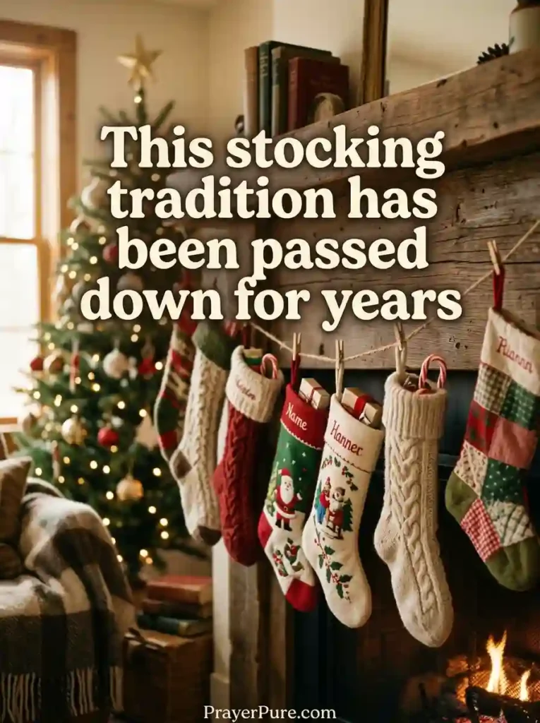 Christmas Stocking Captions About Traditions
