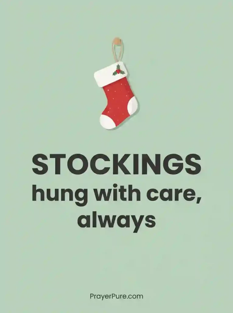 Christmas Stocking One-Liners