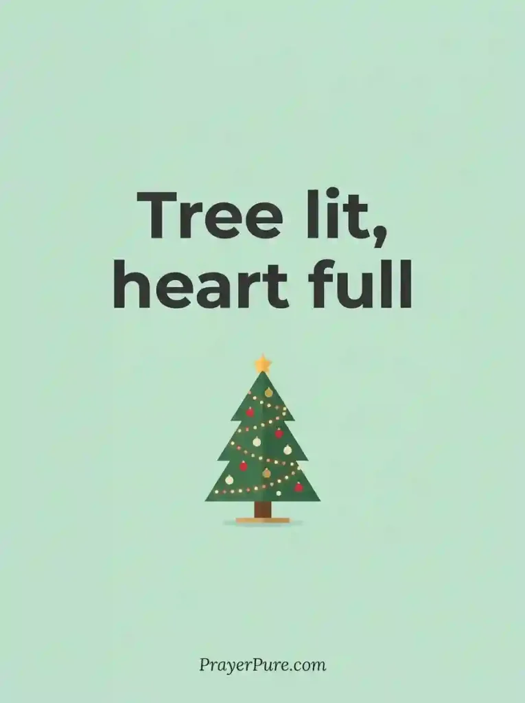 Christmas Tree Captions for Instagram