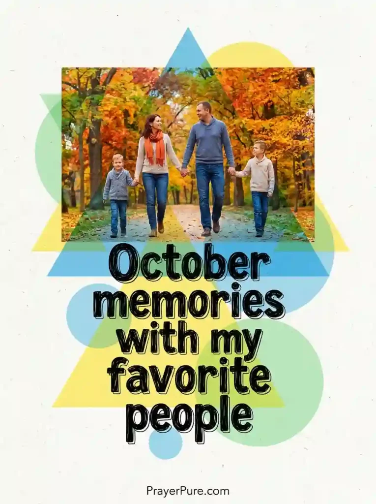 Cozy Home Captions for October
