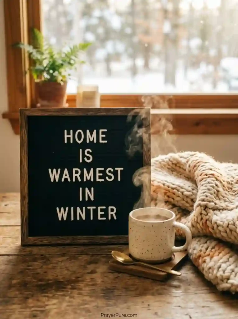 Cozy Winter Letter Board Quotes