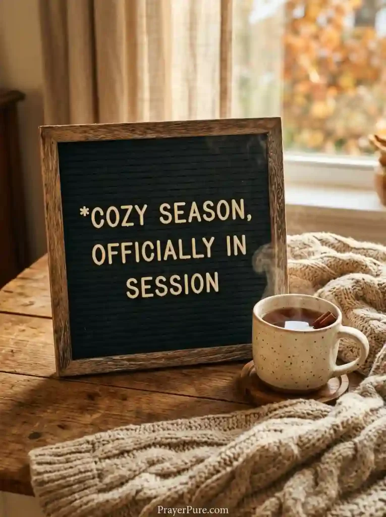 Cozy Winter Letter Board Quotes