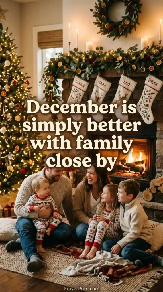 December Captions About Family and Togetherness