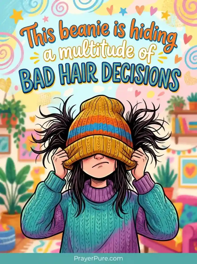 Funny Beanie Captions