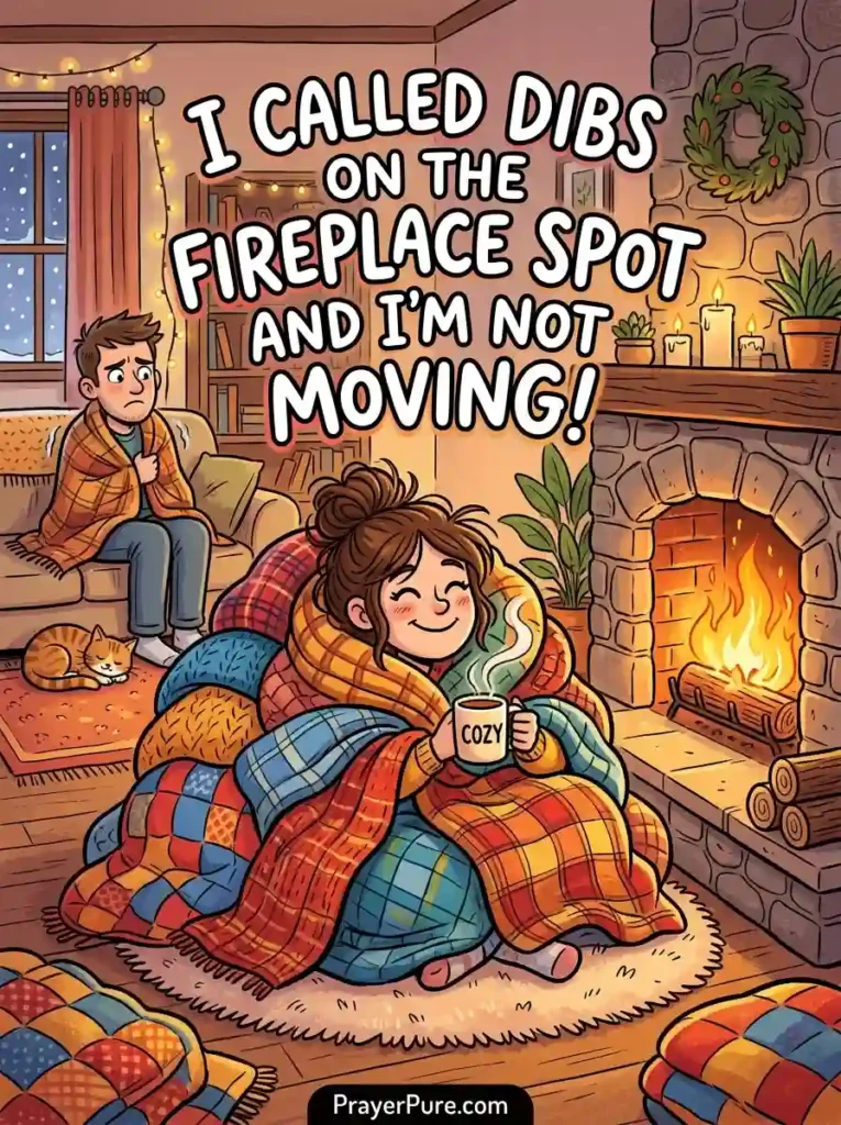 Funny Fireplace Captions