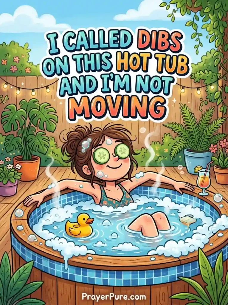 Funny Hot Tub Captions