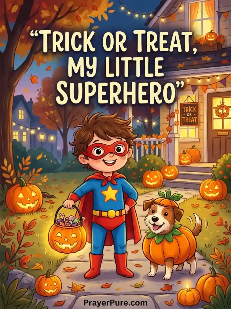 Halloween Captions for Kids and Pets