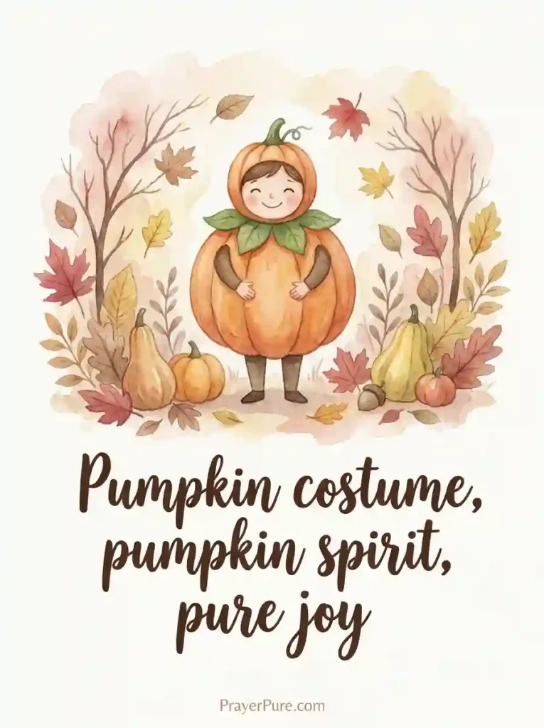 Halloween Costume Captions for Pumpkins
