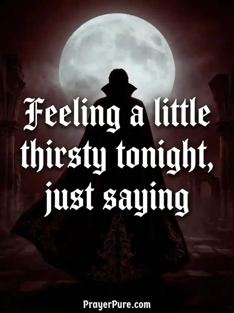 Halloween Costume Captions for Vampires