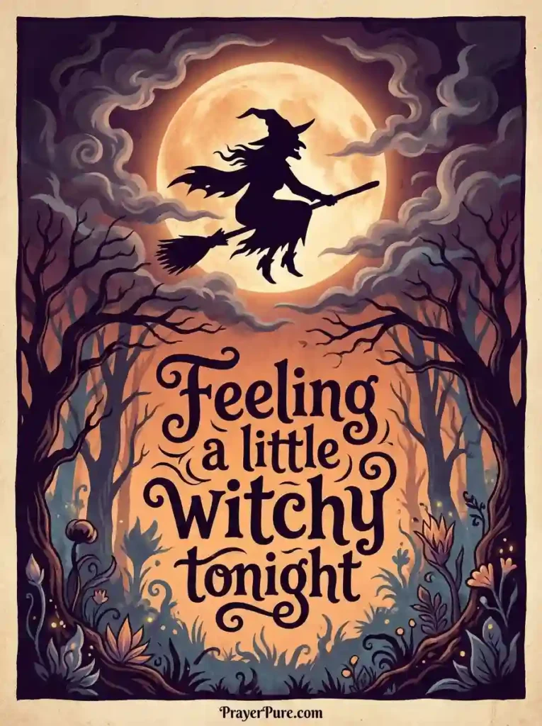 Halloween Costume Captions for Witches
