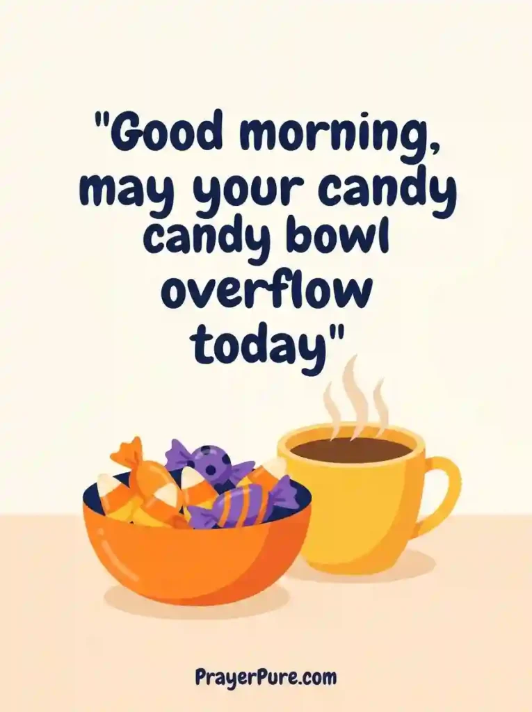 Halloween Good Morning Wishes About Candy