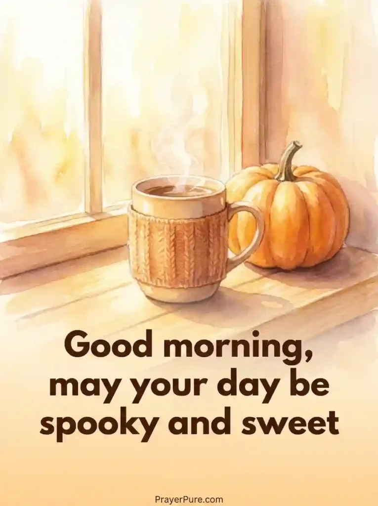 Halloween Good Morning Wishes to Start the Day