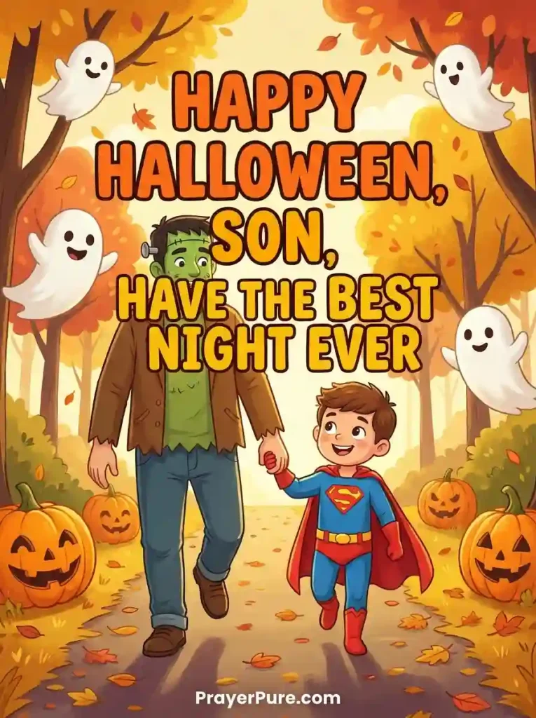 Halloween Messages for Son