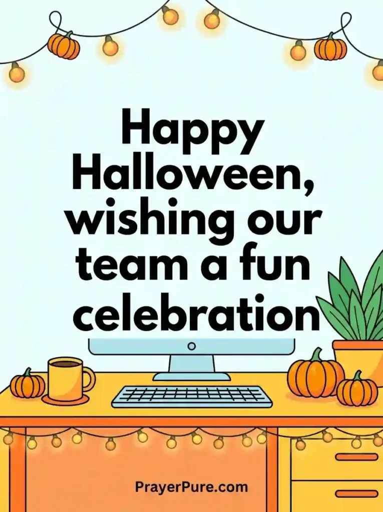 Halloween Wishes for Coworkers Office Party