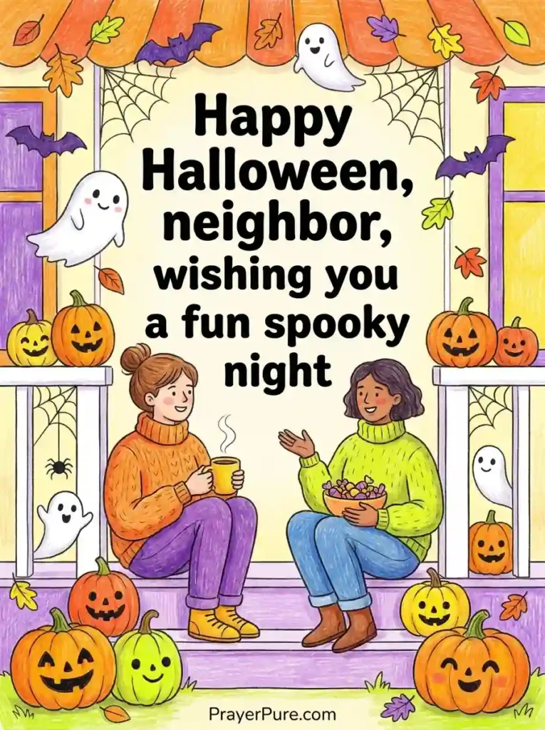 Halloween Wishes for Neighbors