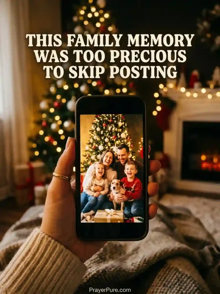 Late Christmas Captions About Family