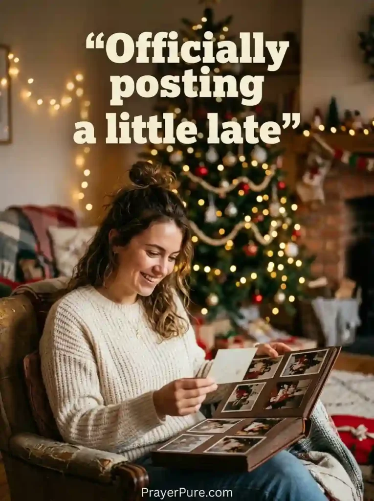 Late Christmas Captions for Instagram