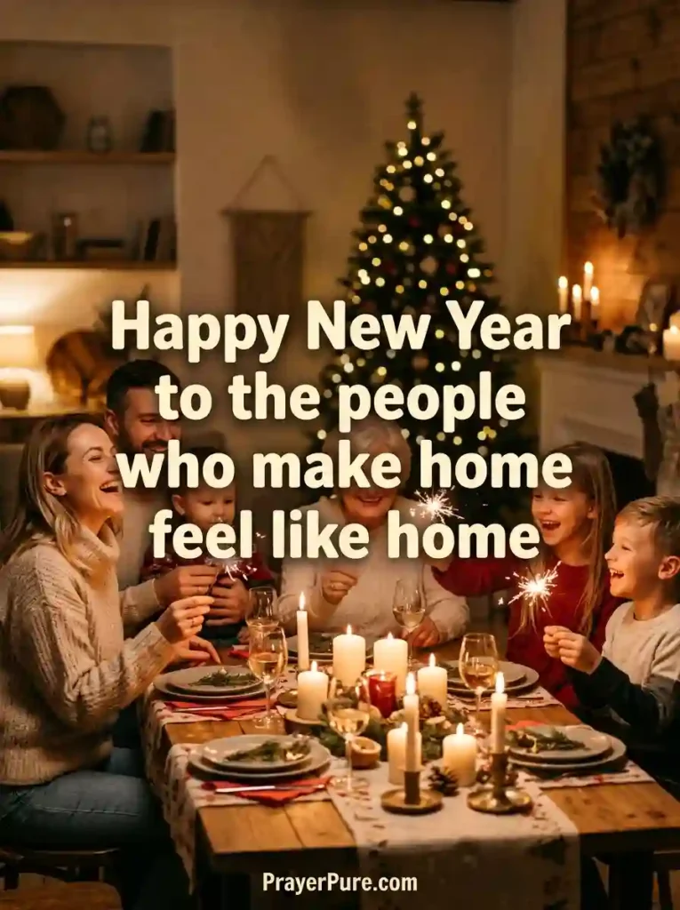 New Year Card Messages for Family