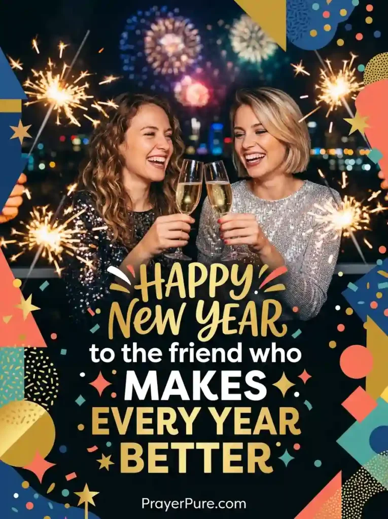 New Year Card Messages for Friends