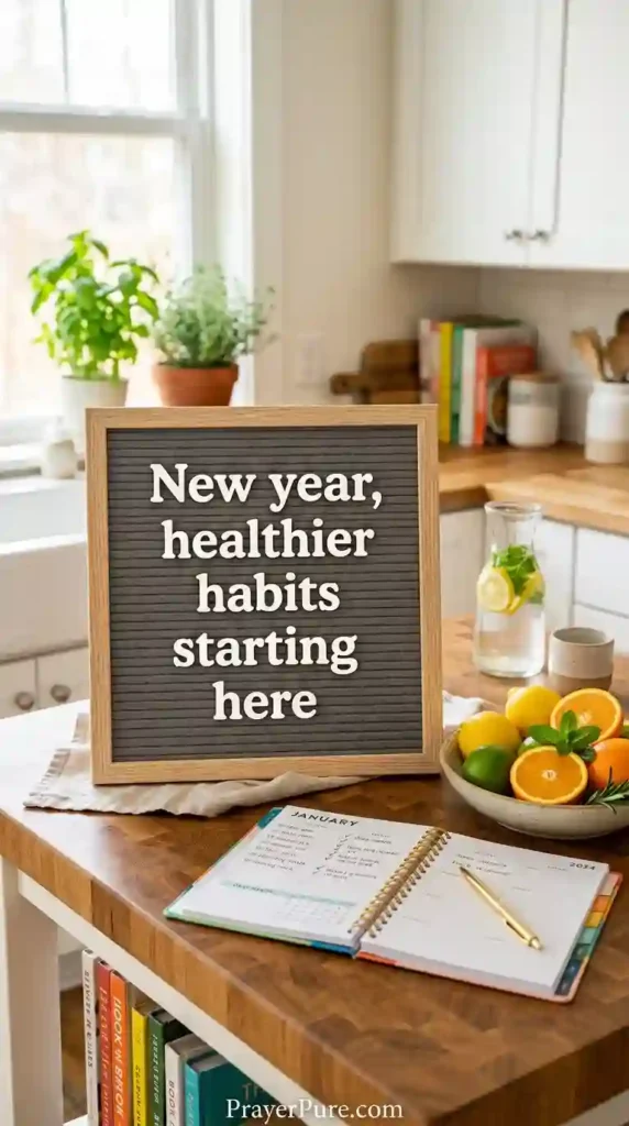 New Year Letter Board Quotes for the Kitchen
