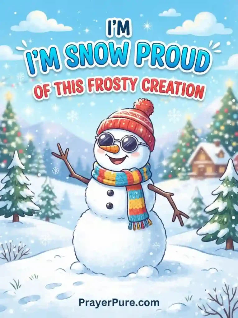 Punny Snowman Captions