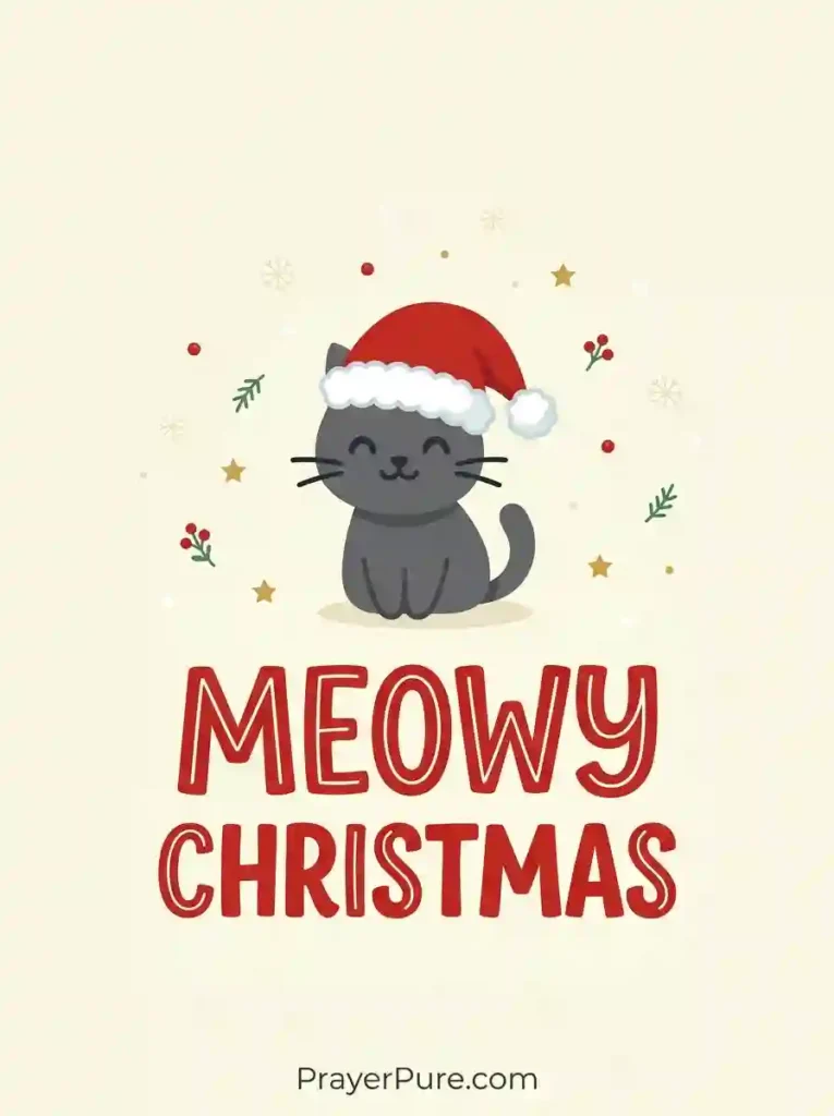 Short Christmas Cat Captions