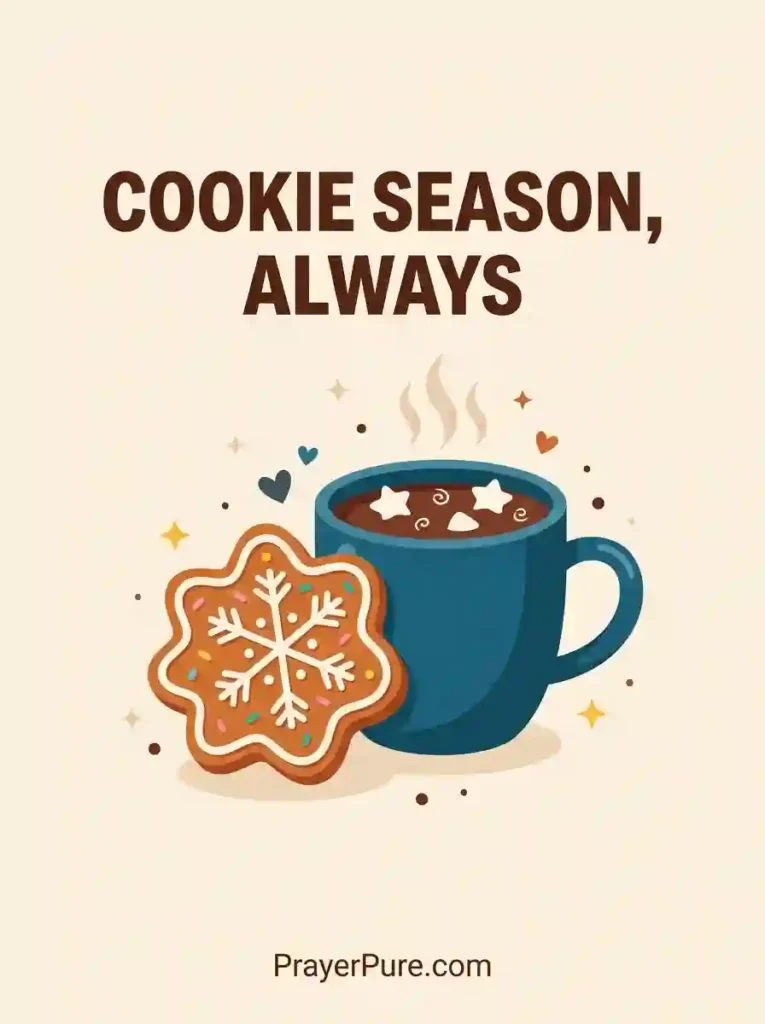 Short Christmas Cookie Captions