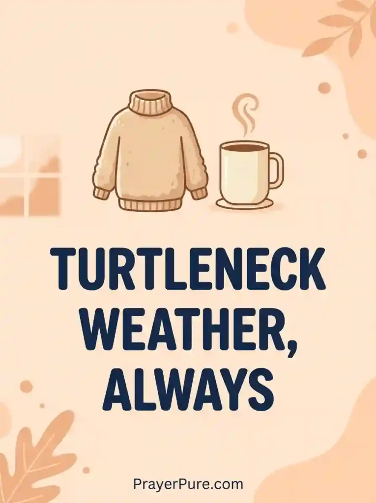 Short Turtleneck Captions