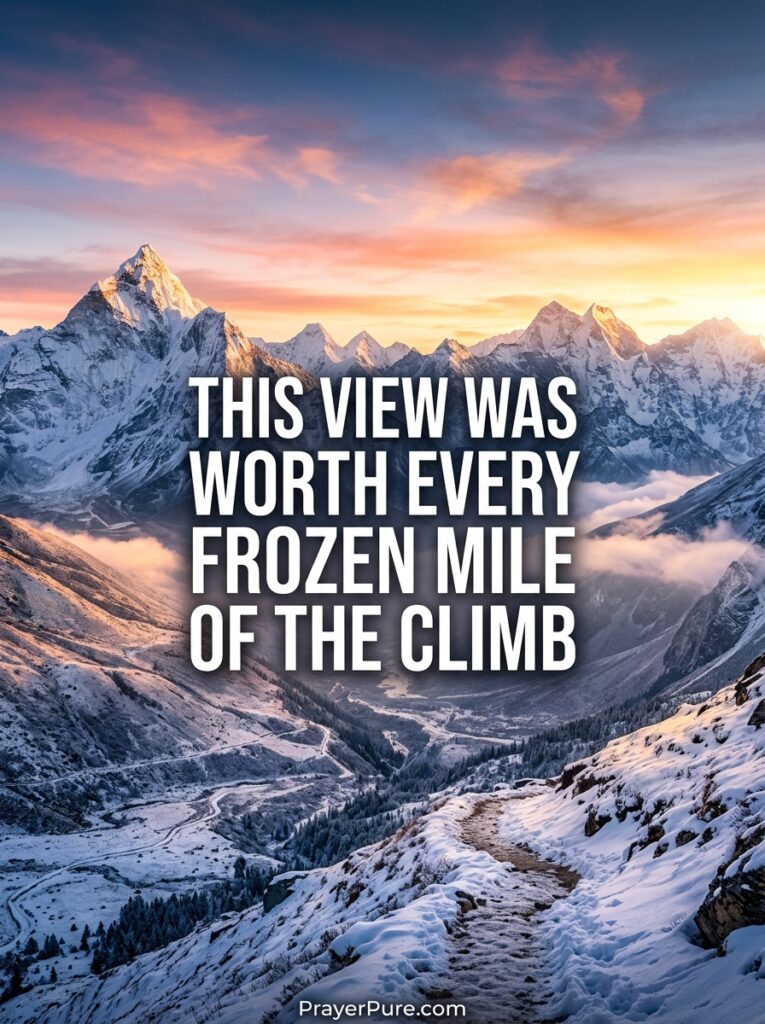 Snow Adventure Captions About Mountain Views