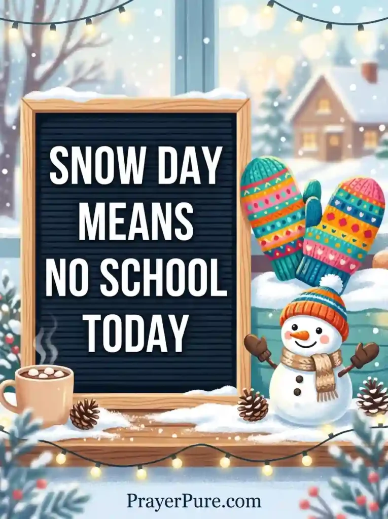 Snow Letter Board Quotes for Kids