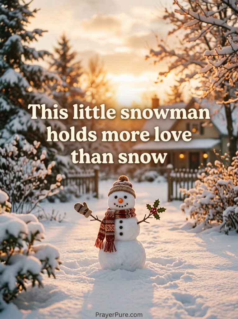Snowman Captions That Will Melt Your Heart