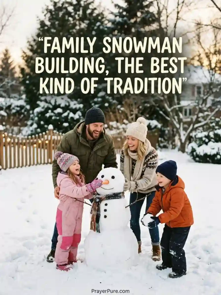 Snowman Quotes About Family Tradition