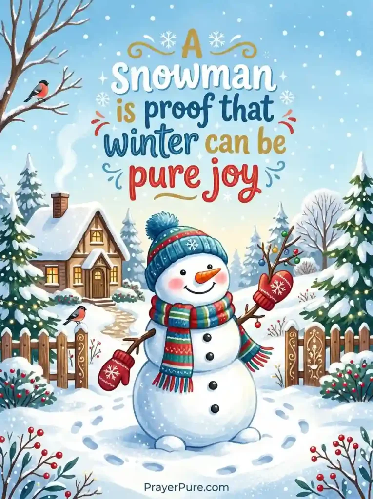 Snowman Quotes for Fun & Frosty Winter Days