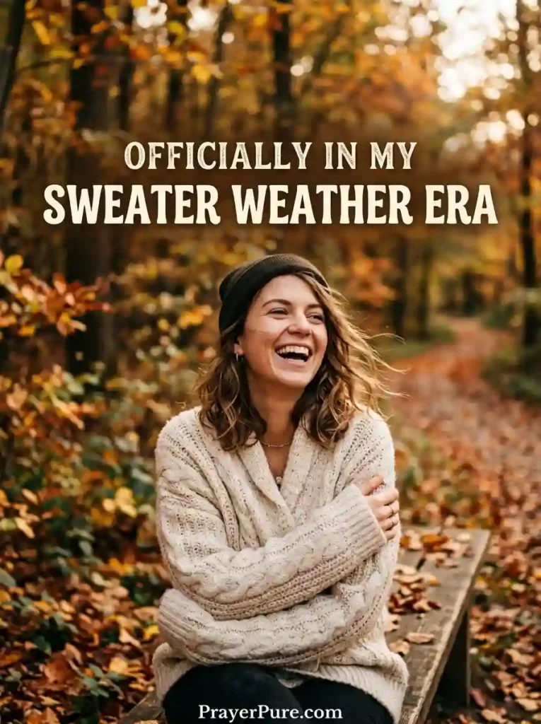 Sweater Weather Instagram Captions