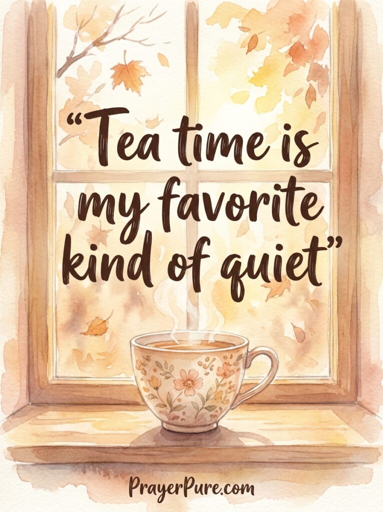 Tea Captions for Cozy Sips & Happy Moments