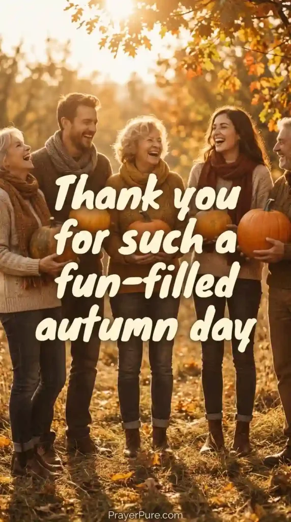 Thank You Messages for a Fun Fall Day