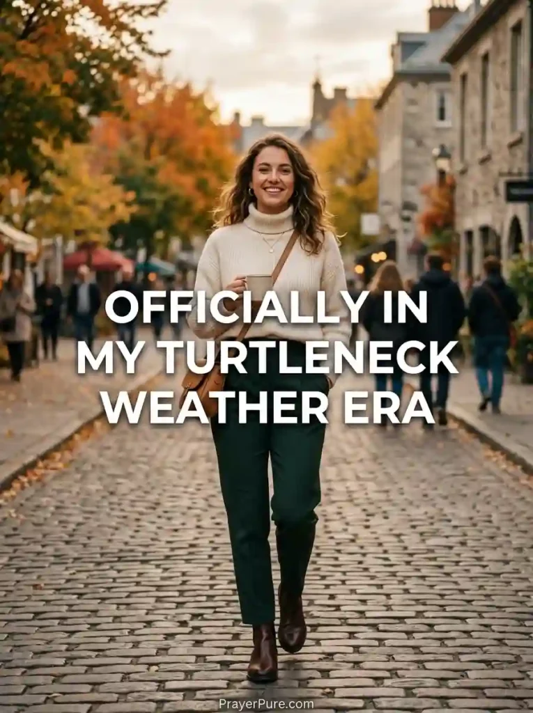Turtleneck Captions for Instagram