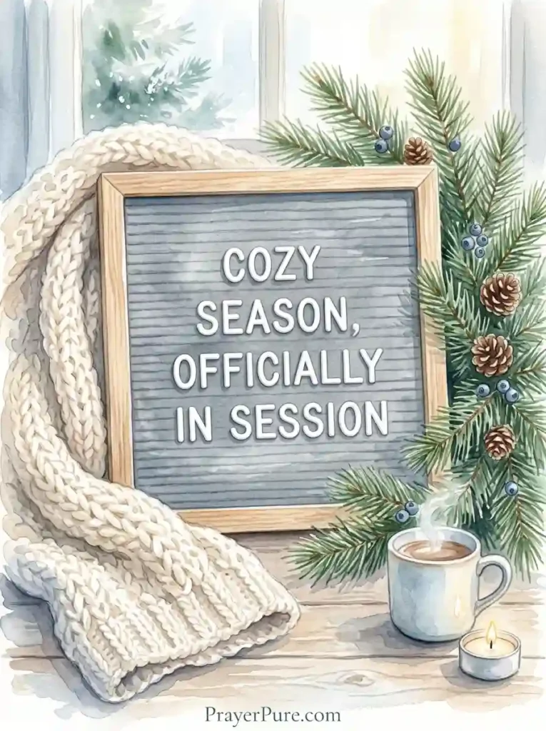 Winter Letter Board Quotes for Cozy Days