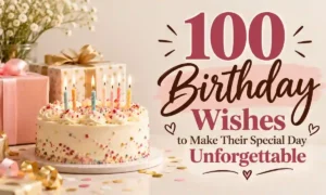 100 Birthday Wishes to Make Their Special Day Unforgettable