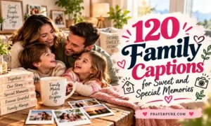 120 Family Captions for Sweet and Special Memories
