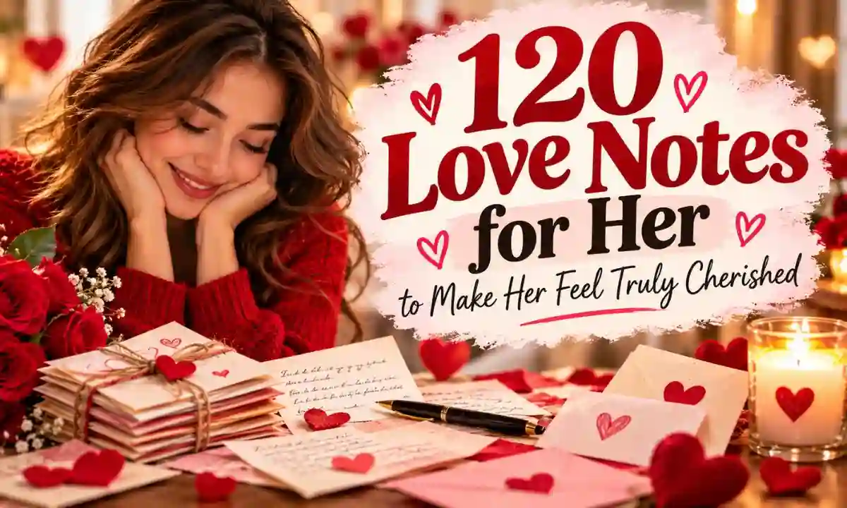 120 Love Notes for Her to Make Her Feel Truly Cherished