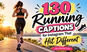 130 Running Captions for Instagram That Hit Different