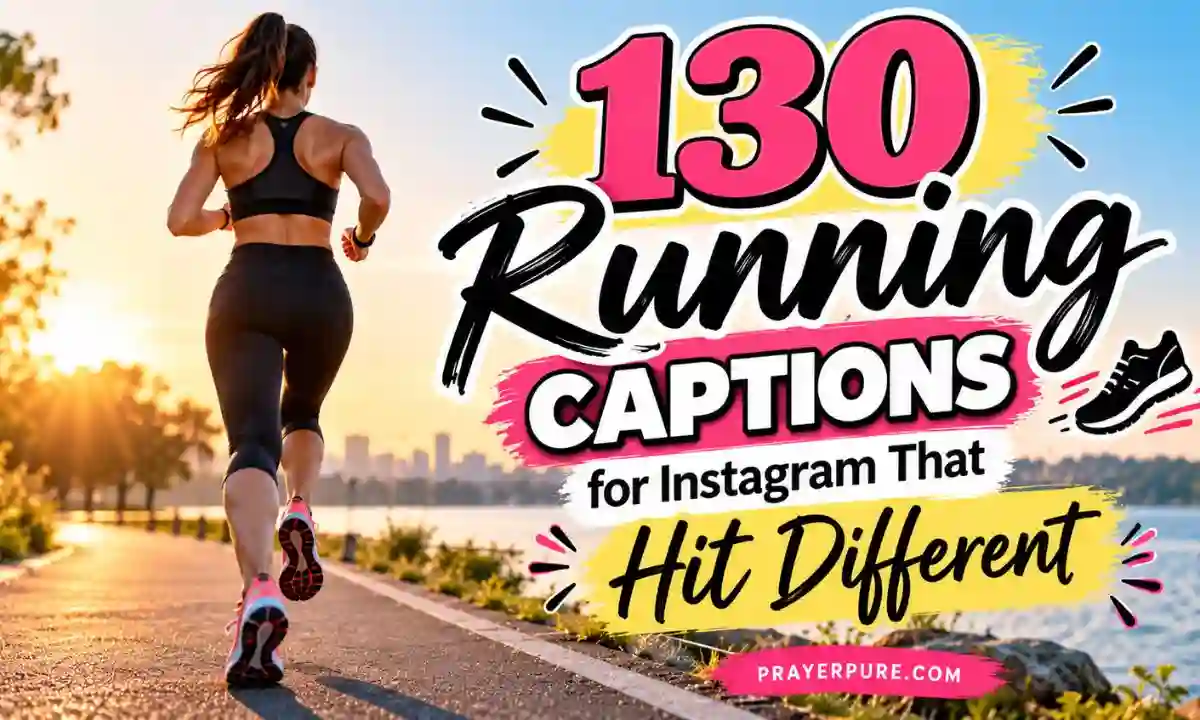 130 Running Captions for Instagram That Hit Different