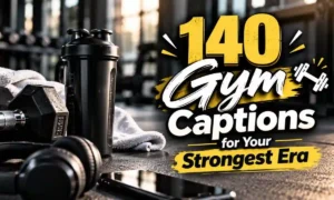 140 Gym Captions for Your Strongest Era