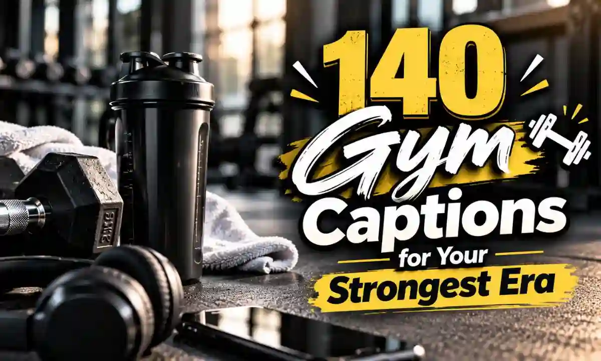 140 Gym Captions for Your Strongest Era