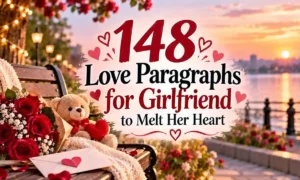 148 Love Paragraphs for Girlfriend to Melt Her Heart