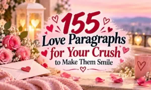 155 Love Paragraphs for Your Crush to Make Them Smile