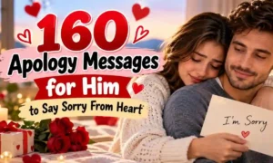 160 Apology Messages for Him to Say Sorry From Heart